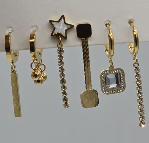 حلق نسائي أنيق مصنوع من الستانلس ستيل عالي الجودة,...