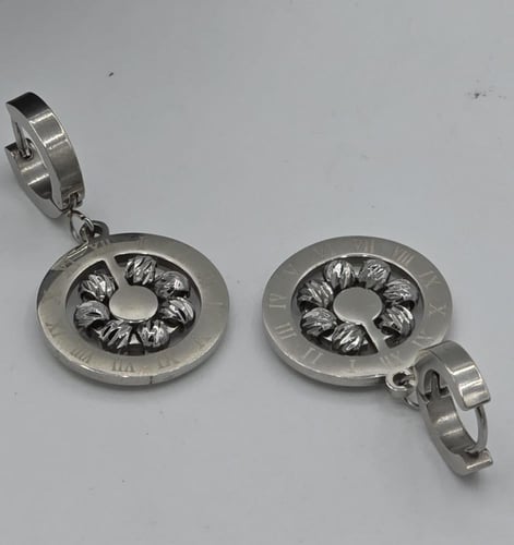 حلق نسائي أنيق مصنوع من الستانلس ستيل عالي الجودة,...