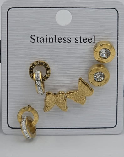 حلق نسائي أنيق مصنوع من الستانلس ستيل عالي الجودة,...