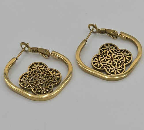 حلق نسائي أنيق مصنوع من الستانلس ستيل عالي الجودة,...