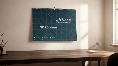 تقويم جداري شهري لتنظيم أعمالك