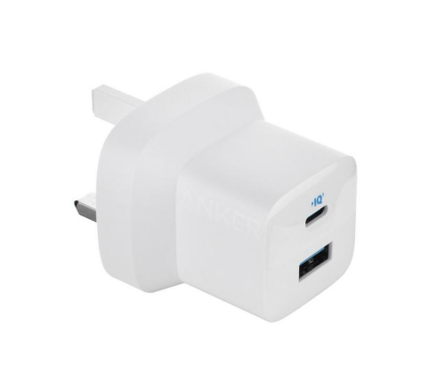 أنكر | شاحن جداري 33 واط بمنفذين تايب سي و USB