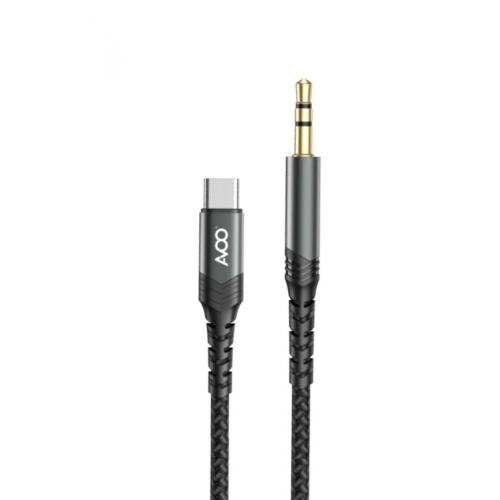 افو | كيبل أوكس AUX من 3.5 مم إلى منفذ تايب سي