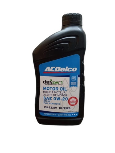 Asi Delco American 0W20 fully synthetic oil carton 6 quarts