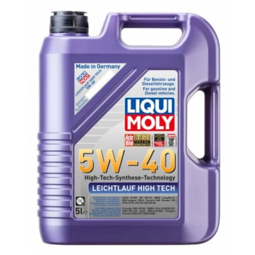 Fully synthetic Liqui Moly 5W40 engine oil 5 liter...