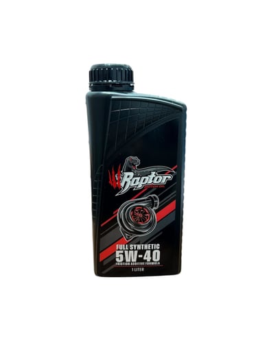 Raptor engine oil 5W40 fully synthetic 1 liter