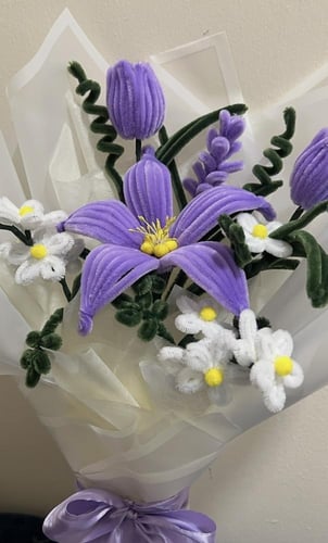 باقة ورد دائم حسب الطلب