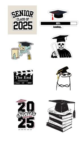 ستكرات تخرج