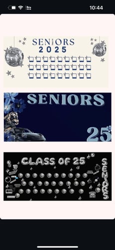 لوحة التخرج مقاس 200*90