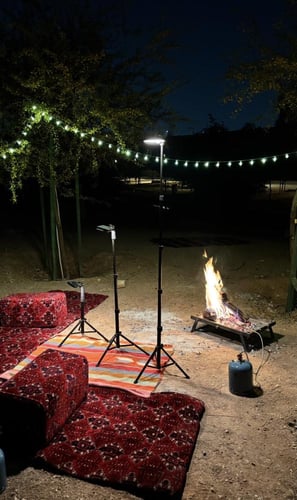 اضاءة مميزه + استاند احترافي