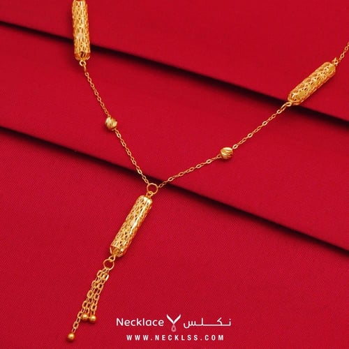 سبحة ذهب بتصميم أنيق عيار 21 (NC.5728)