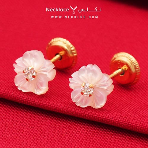 حلق ذهب اطفال طبي عيار 18 (ER.5120)