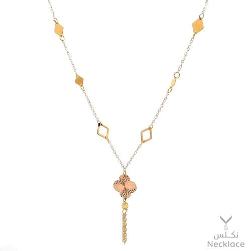 قلادة ذهب عيار 21 بتصميم كلاسيكي عصري فخم (NC.5597...