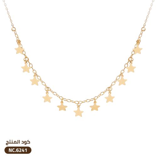 قلادة النجوم ذهب عيار 21 (NC.6241)