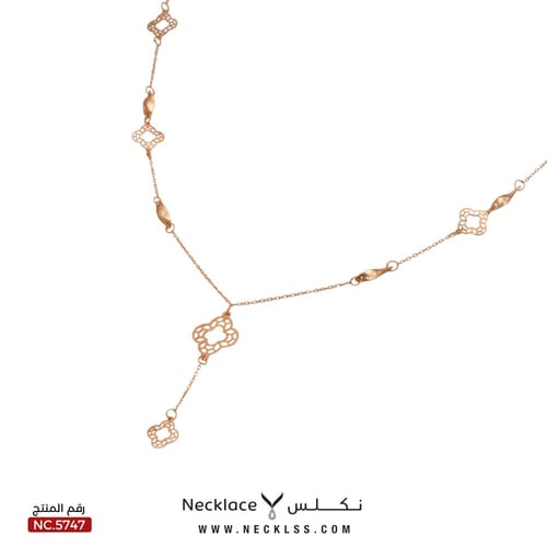 قلادة ذهب عيار 21 من نكلس فخامة خالدة تليق بكِ (NC...