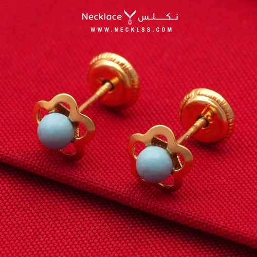 حلق ذهب اطفال طبي عيار 18 (ER.5106)