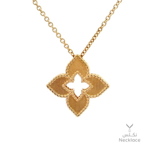 قلادة الزهرة الأنيقة ذهب عيار 18 (NC.5371)
