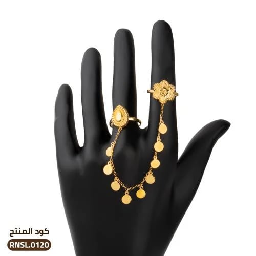 خواتم أوتار فضة عيار 925 مقاس حر (RNSL-0120)
