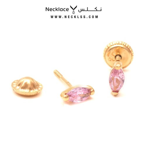 حلق ذهب اطفال طبي عيار 18 (ER.5147)