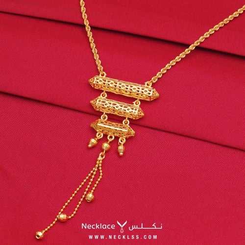 سبحة ذهب بتصميم فاخر عيار 21 (NC.5752)