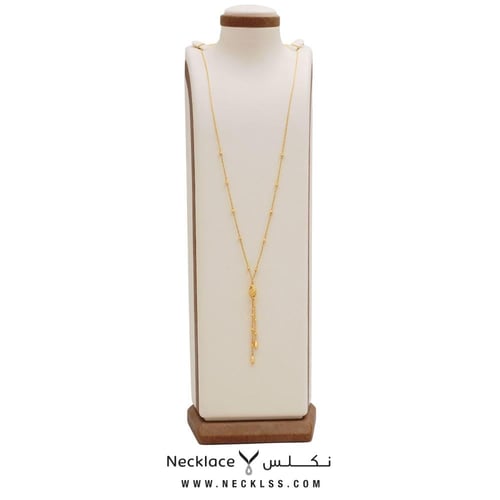 سبحة ذهب تصميم ناعم للنساء عيار 21 (NC.5768)