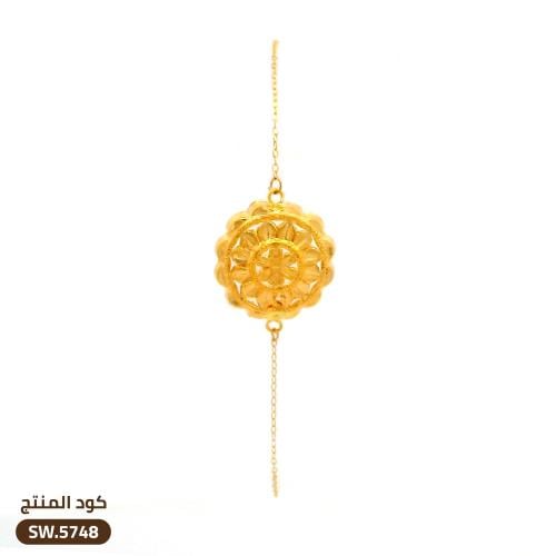 سوار كرسي جابر ذهب عيار 21(SW.5748)