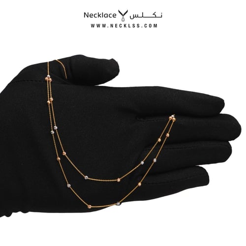 قلادة ذهب عيار 21 (NC.5798)