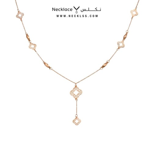 قلادة ذهب عيار 21 من نكلس فخامة خالدة تليق بكِ (NC...