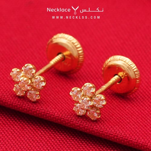 حلق ذهب اطفال طبي عيار 18 (ER.5136)