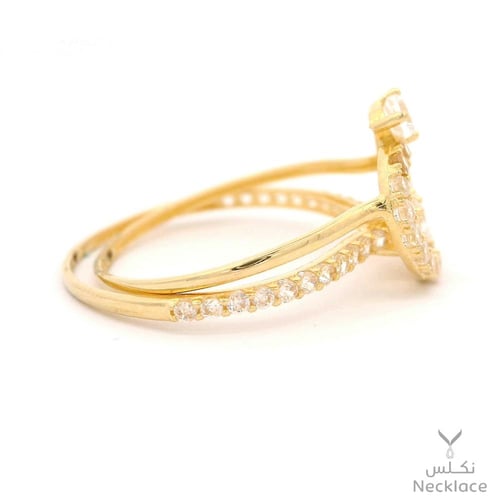 خاتم ذهب عيار 18 ( RN.5347 )