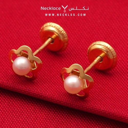 حلق ذهب اطفال طبي عيار 18 (ER.5106)