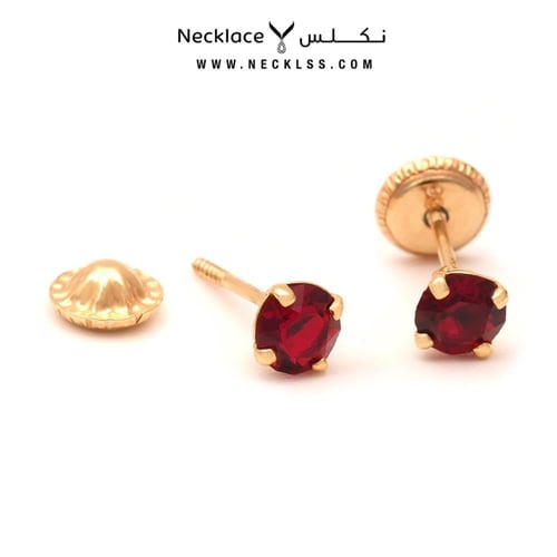 حلق ذهب اطفال طبي عيار 18 (ER.5149)