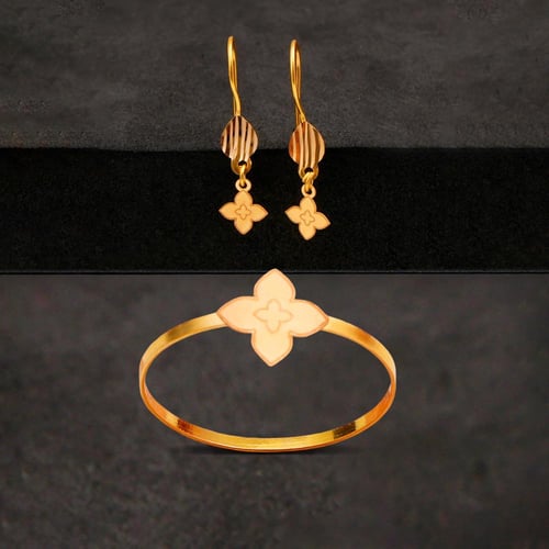 طقم ذهب فاخر وأنيق عيار 21 (TK.5223)