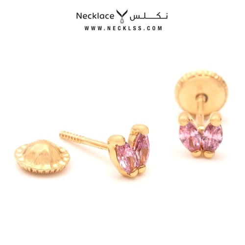 حلق ذهب اطفال طبي عيار 18 (ER.5127)