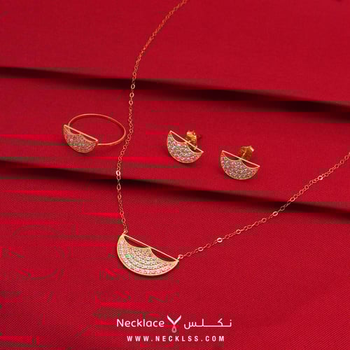 نصف طقم اطفال ذهب عيار 18 (HTKCH.0041)