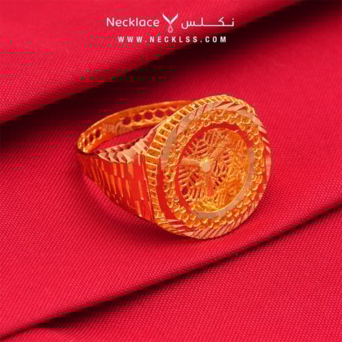 خاتم ذهب عيار21 (RN.0644)
