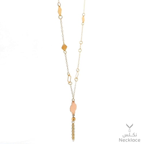 قلادة ذهب عيار 21 بتصميم كلاسيكي عصري فخم (NC.5597...