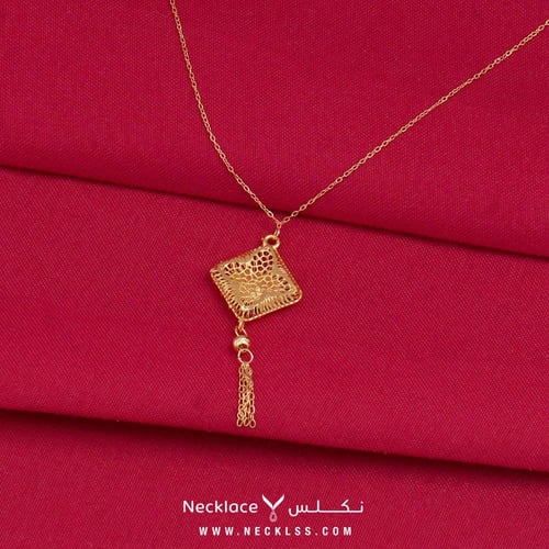 قلادة ذهب بسعر مناسب عيار 21 (NC.5851)