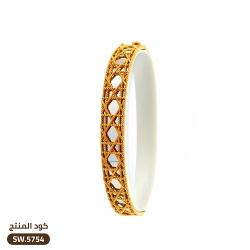 سوار ديور ذهب عيار 21 (SW.5754)
