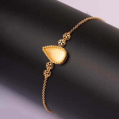 طقم ذهب عيار 21 تصميم كلاسيكي أنيق (TK.5291)