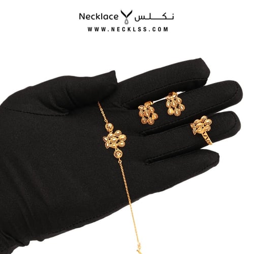 طقم ذهب عيار 21 (TKJH-A.5005)