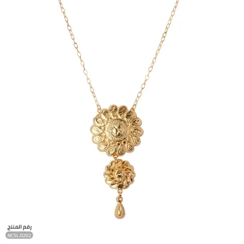 عقد كرسي جابر فضة عيار 925 فاخر أنيق (NCSL.0202L)