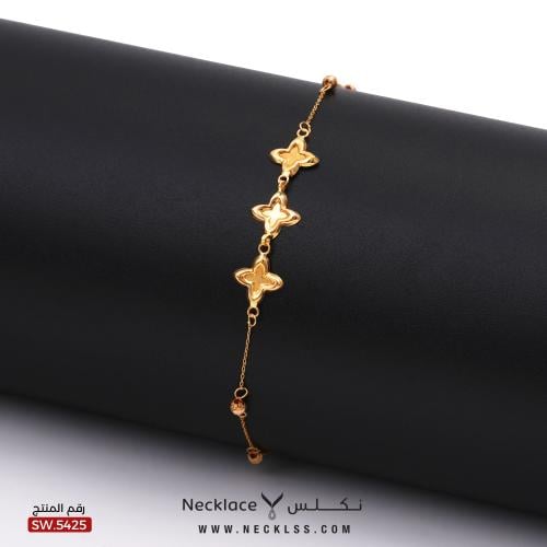 أسوارة ذهب عيار 21 لمسة ذهبية ناعمة تليق بكِ (SW.5...