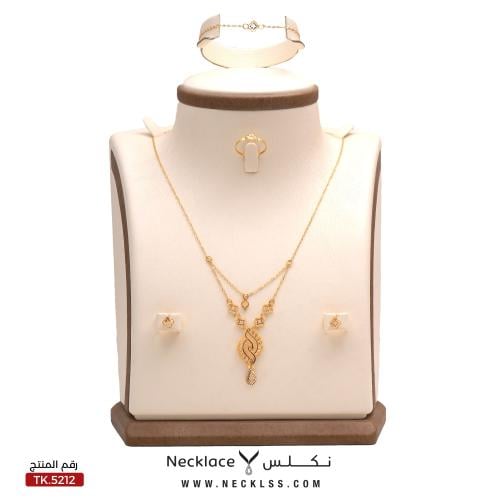 طقم ذهب عيار 21 (TK.5212)