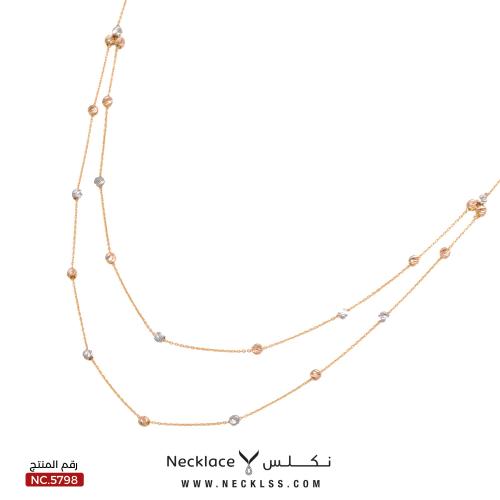 قلادة ذهب عيار 21 (NC.5798)