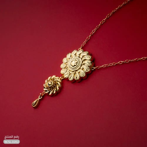 عقد كرسي جابر فضة عيار 925 فاخر أنيق (NCSL.0202L)