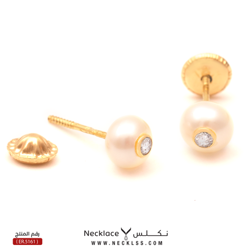 حلق ذهب اطفال طبي عيار 18 (ER.5161)