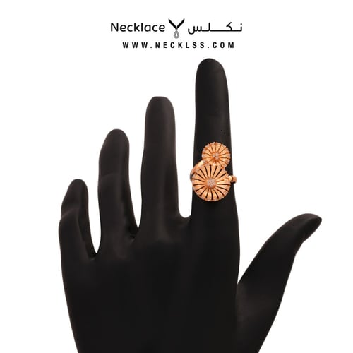 خاتم ذهب عيار 21 لازوردي (RNLZ.0229)