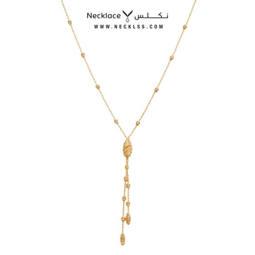 سبحة ذهب تصميم ناعم للنساء عيار 21 (NC.5768)