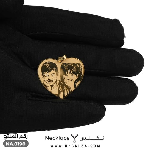 تعليقة صمم صورتك للذكري فاخرة ذهب عيار 18 (NA.0190...